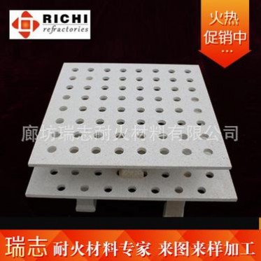 廠家熱賣耐火材料 堇青石復合莫來石中空板 多孔板定制 品質優