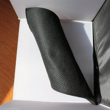 廠家售貨預氧絲黑色防火毛氈 耐高溫防火阻燃預氧絲無紡布