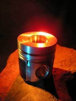 無火、無灰、無煙氣鋁合金活塞鑄造高溫纖維過濾網