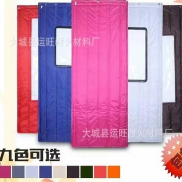 廠家批發零售秋冬商場擋風保暖棉門簾家用 帆布棉門簾加厚保溫