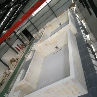 廠家供應泡沫玻璃窯爐使用AZS電熔鋯剛玉磚 耐火材料 耐高溫 耐沖刷 使用壽命長