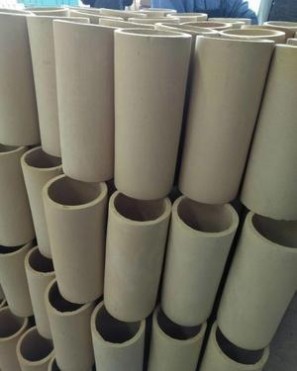 廠家供應澆鑄直管耐火陶瓷管鑄造用優質球墨鑄鐵用高溫耐火管陶管