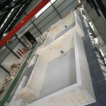 供應各種玻璃窯爐使用AZS電熔鋯剛玉磚