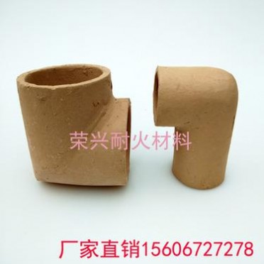廠家長期供應榮興陶瓷管優質耐火耐高溫 彎頭冒口 耐火陶瓷管