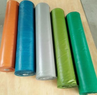 豆綠玻纖三防布加工各種苫布保溫被定制加工