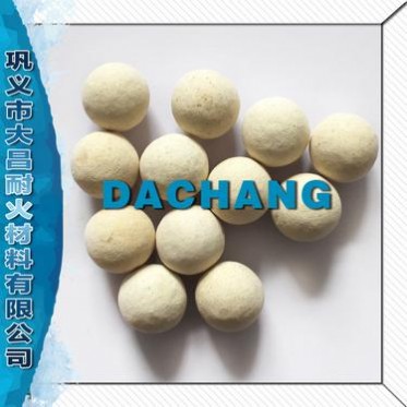 熱風高爐高強度耐火球 氧化鋁圓形粘土蓄熱耐火球