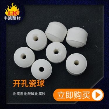 高鋁開孔瓷球 惰性氧化鋁球 催化劑載體填料球 規格齊全