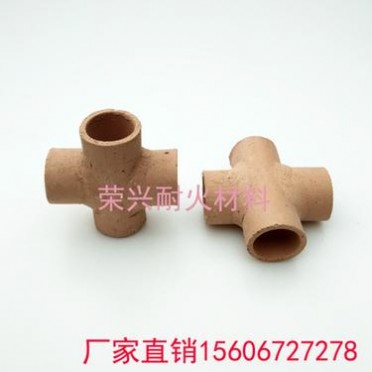 變徑五通管特異形管高錳鋼鑄造鑄鐵澆道新型耐高溫四通耐火材料