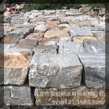 高硅內襯石研磨材料原料球磨機硅石襯板傳統手工硅石襯板