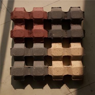 灰色燒結磚 灰色景觀磚 灰色植草磚 園林 紅色  陶土燒結磚  廣場