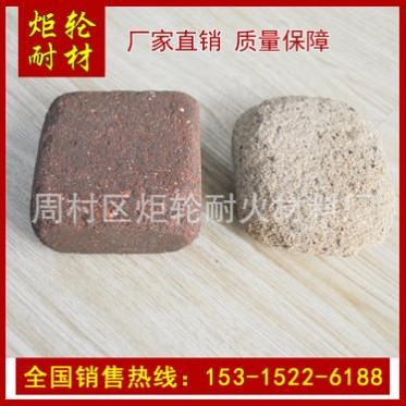 淄博炬輪耐火材料廠家生產純手工打磨磚 透水景觀磚 陶土燒結磚